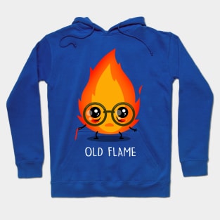 Old Flame Funny Cute Kawaii Fire Flame Old People Meme Hoodie